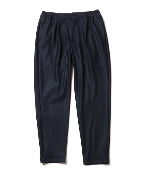 MR.OLIVE / COMFORTABLE STRETCH BRUSHED CLOTH / WIDE TAPERED EASY PANTS ミスターオリーブ/コンフォータブル ストレッチクロス/ワイドテーパードイージーパンツ